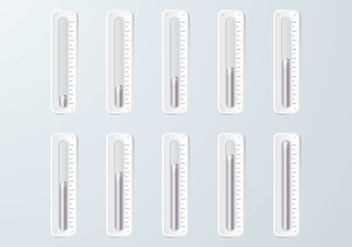 Mercury Goal Thermometer - vector #363739 gratis